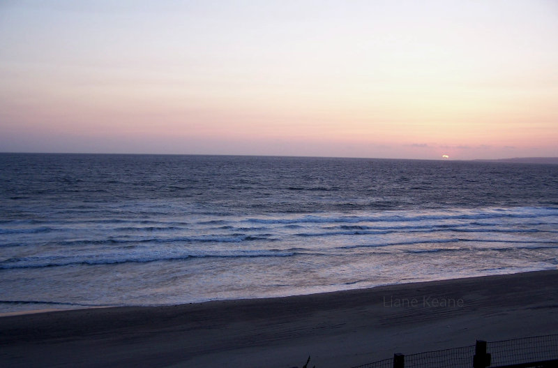Sunset on a California Beach