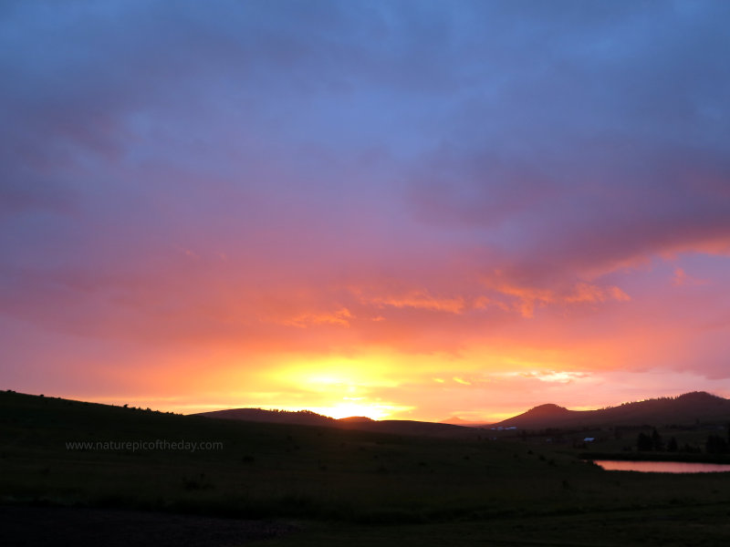 Sunset on the Palouse