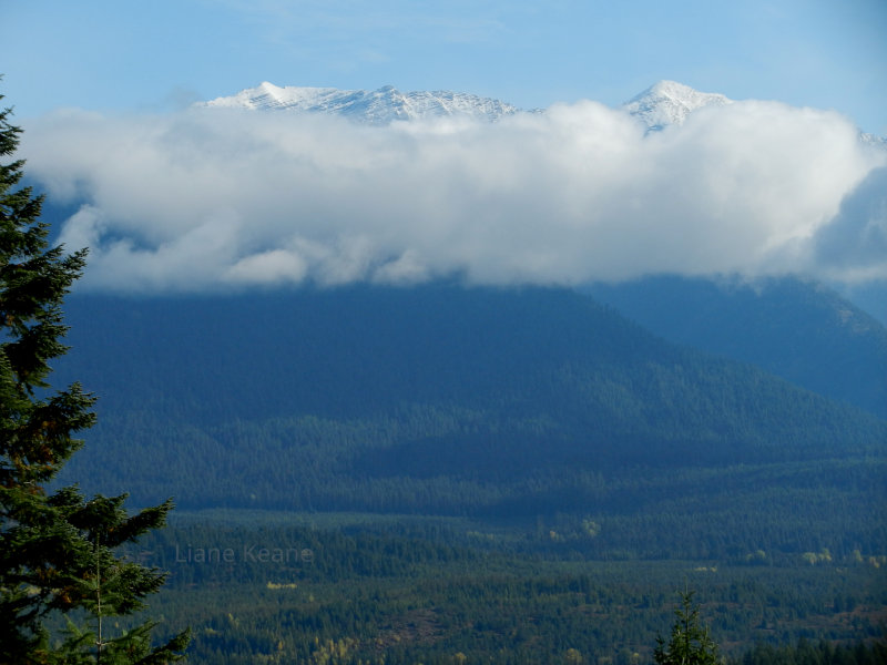 Snow above the clouds