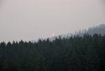 Sun through Smoke