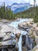 Mistaya Canyon in Banff