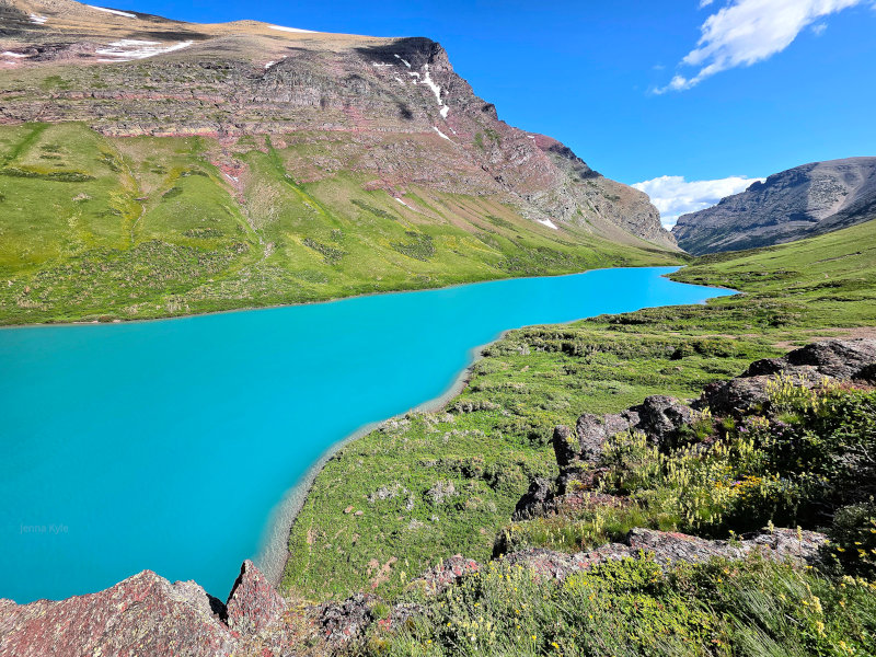 Cracker Lake in Glacier National Park, Montana
