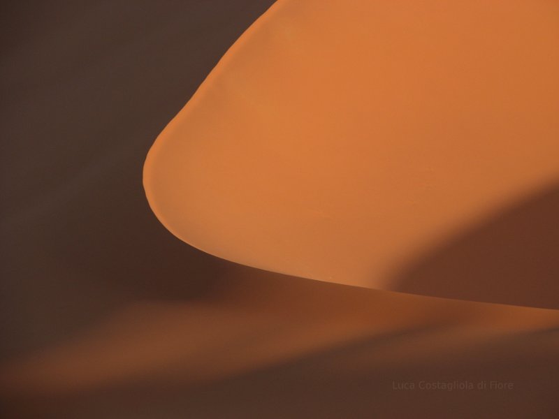 Sand dune, Sahara, south algeria.  Nature picture.