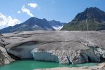 Glacier water in Switzerland