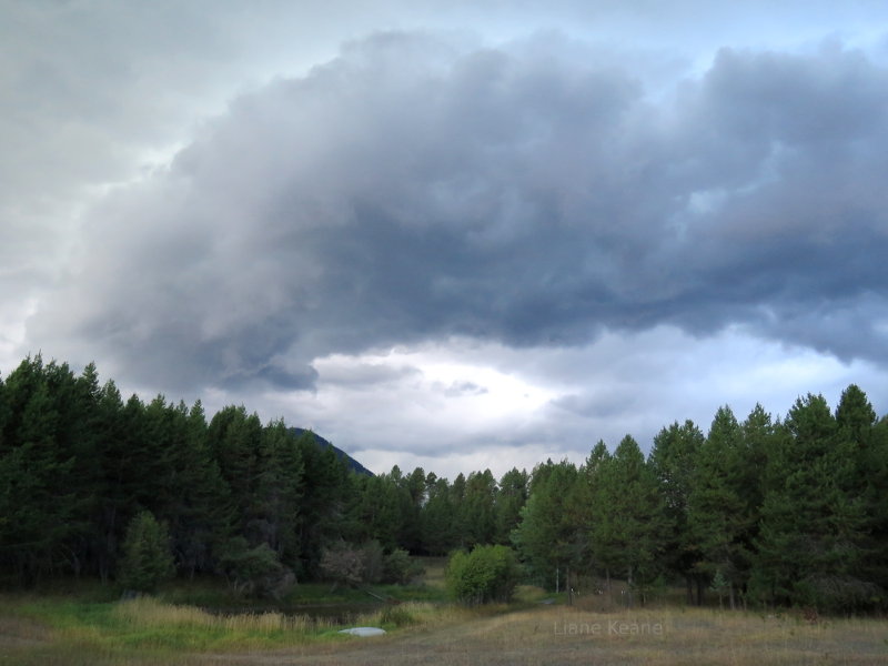 Storm clouds in Montana