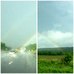 A double rainbow in Western Pennsylvania