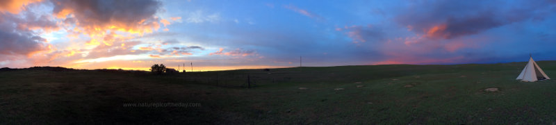 Sunset in Eastern Montana