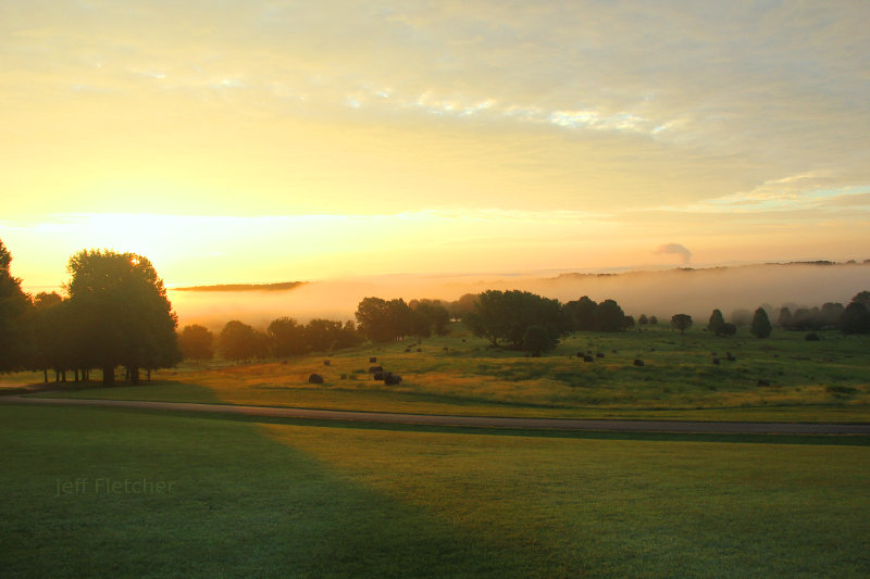 Beautiful sunrise in Virginia